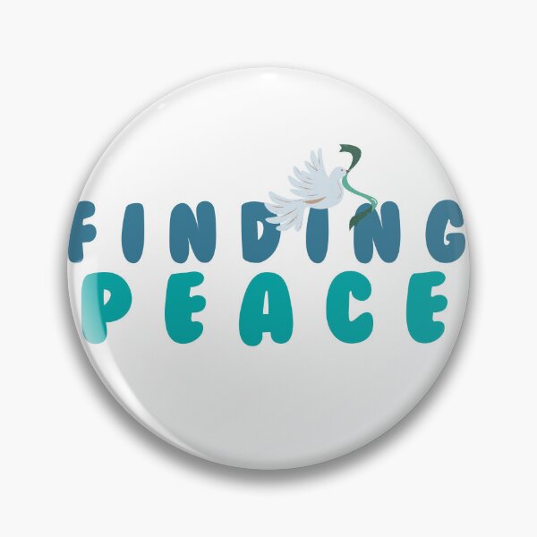 Item preview, Finding Peace Blue Green Design SolaAndSoli designed and sold by SolaAndSoli.