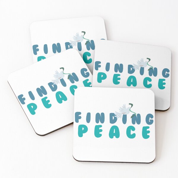 Item preview, Finding Peace Blue Green Design SolaAndSoli designed and sold by SolaAndSoli.