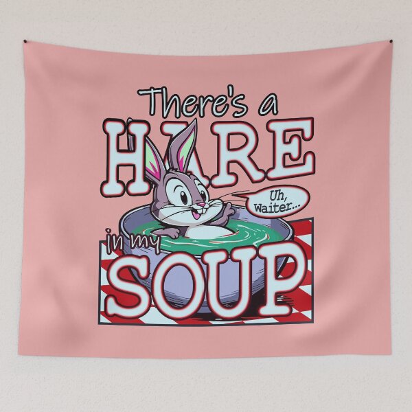 Item preview, There's a Hare in My Soup - The Pet Owner's Dilemma designed and sold by CRHPOD20.