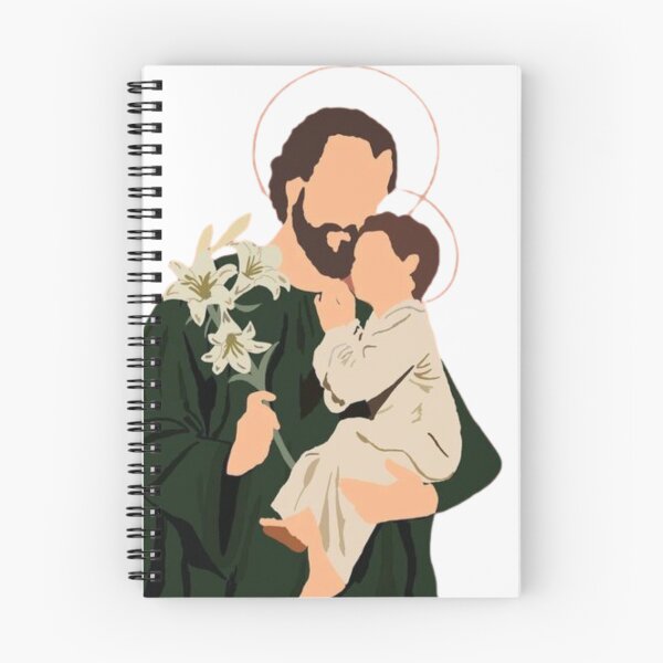 Item preview, Copy of Saint Joseph holding Jesus religious art designed and sold by Dominika Farkašová.