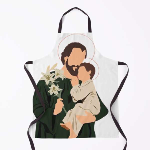 Item preview, Copy of Saint Joseph holding Jesus religious art designed and sold by Dominika Farkašová.