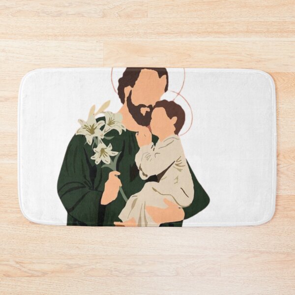 Item preview, Copy of Saint Joseph holding Jesus religious art designed and sold by Dominika Farkašová.
