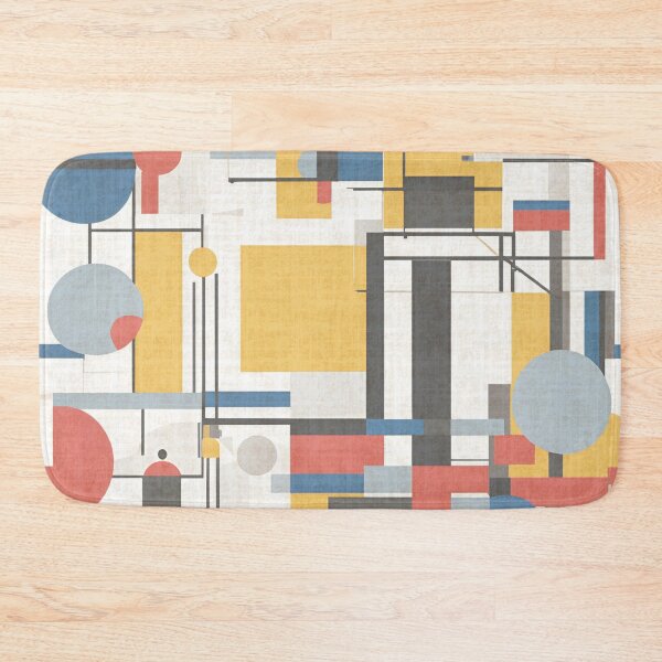 Item preview, Abstract Colorful Bauhaus Pattern Design designed and sold by TribalioDesigns.