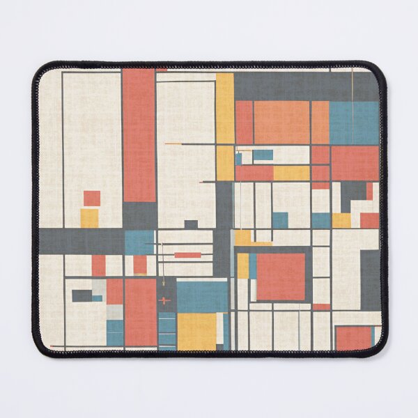 Item preview, Retro Color Abstract Bauhaus Pattern Design designed and sold by TribalioDesigns.