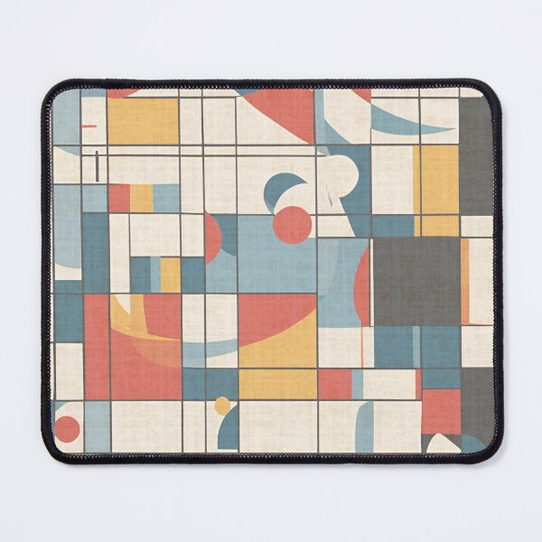 Item preview, Minimalist Abstract Bauhaus Pattern Design Shapes in Motion designed and sold by TribalioDesigns.
