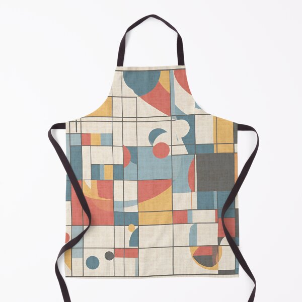 Item preview, Minimalist Abstract Bauhaus Pattern Design Shapes in Motion designed and sold by TribalioDesigns.