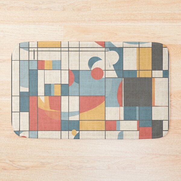 Item preview, Minimalist Abstract Bauhaus Pattern Design Shapes in Motion designed and sold by TribalioDesigns.