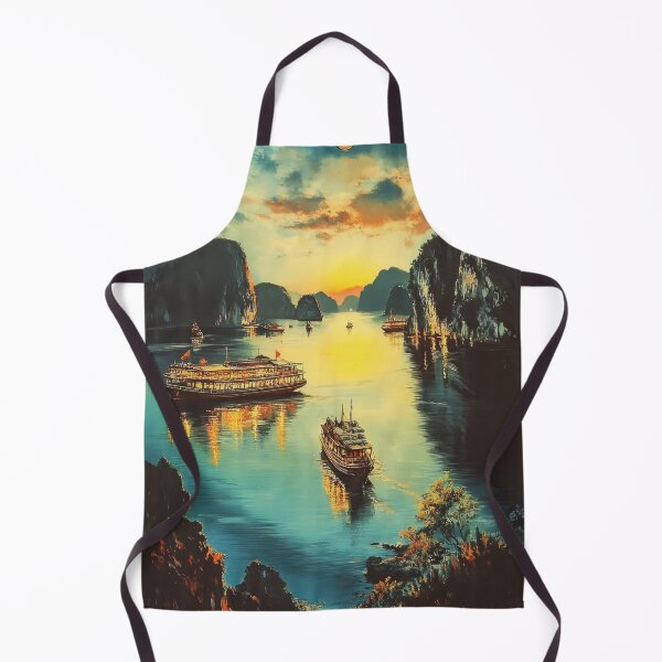 Item preview, Halong Bay travel poster designed and sold by TheOosh.