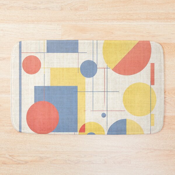 Item preview, Bright Abstract Bauhaus Pattern Design designed and sold by TribalioDesigns.