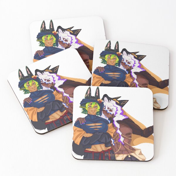 Item preview, Cyno and Tighnari designed and sold by FruitsyArt.