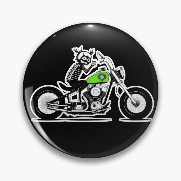 Item preview, Skeleton Rider on Motorcycle - Cool Biker Skeleton Design designed and sold by Prime-Studio.