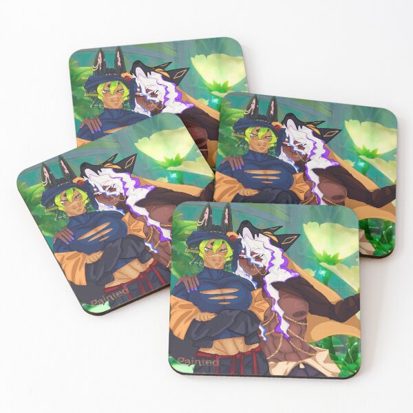 Item preview, Tighnari and Cyno designed and sold by FruitsyArt.