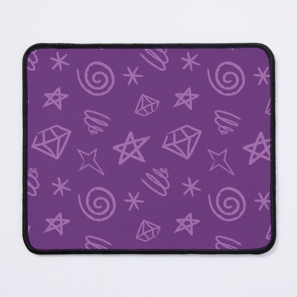 Item preview, Purple Stars and Diamonds Punkish Pattern designed and sold by Mr-Mooneyes.