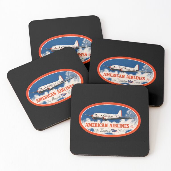 Item preview, Vintage American Airlines Label designed and sold by FutureTraveller.