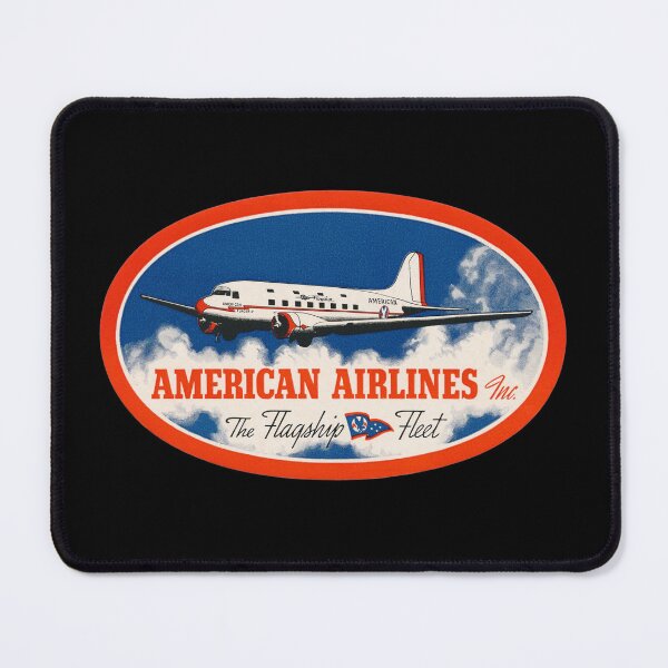 Item preview, Vintage American Airlines Label designed and sold by FutureTraveller.