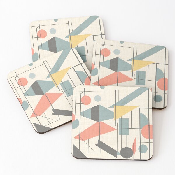 Item preview, Abstract Space Bauhaus Pattern Design designed and sold by TribalioDesigns.