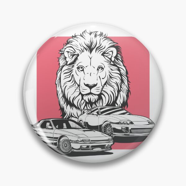 Item preview, JDM Car-Supra MK4-Lion Mascot-Mazda FC3S designed and sold by TrilogyMerch.