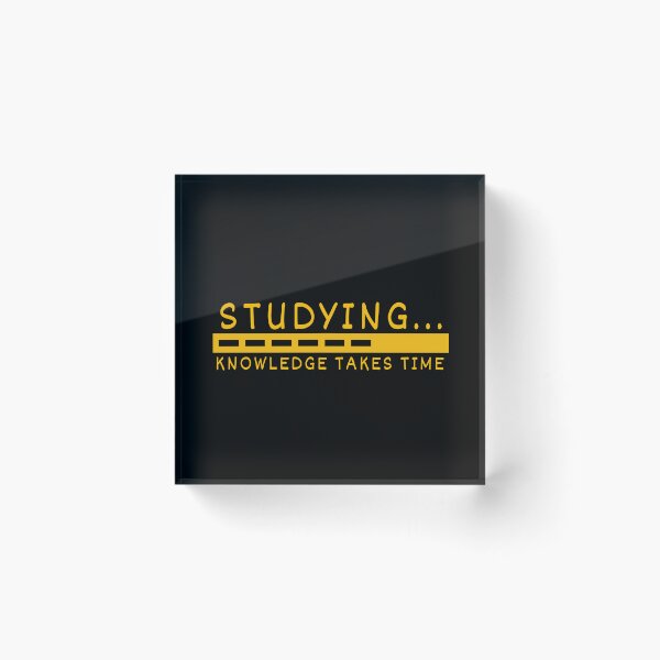 Item preview, Studying Progress Bar - Knowledge Takes Time Student designed and sold by DesignDazzles.