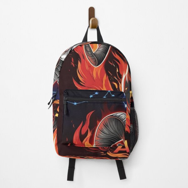 Item preview, Aries Zodiac Art | Bold Ram Design with Fiery Energy designed and sold by Makabas.