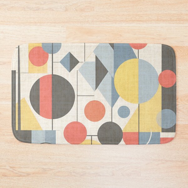 Item preview, Vintage Abstract Color Bauhaus Pattern Design designed and sold by TribalioDesigns.