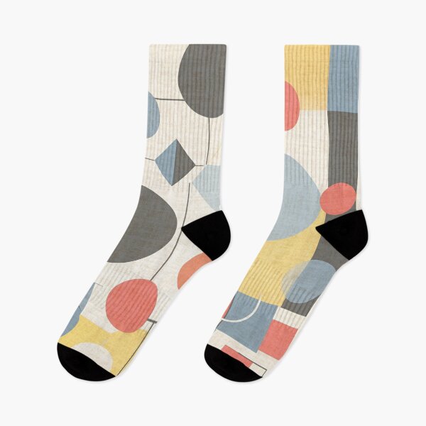 Item preview, Vintage Abstract Color Bauhaus Pattern Design designed and sold by TribalioDesigns.