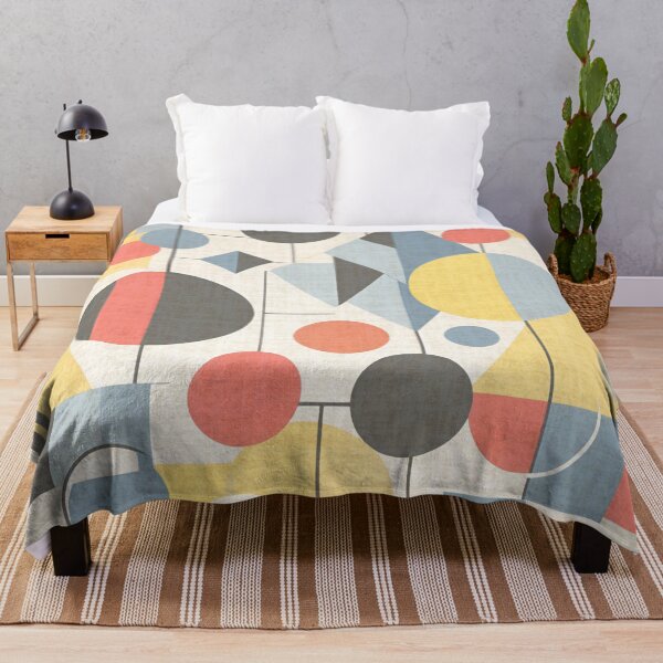 Item preview, Vintage Abstract Color Bauhaus Pattern Design designed and sold by TribalioDesigns.