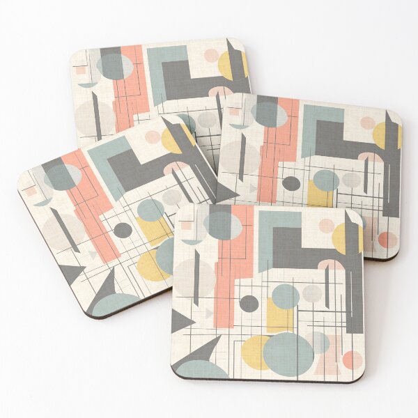 Item preview, Post Punk Abstract Bauhaus Pattern Design designed and sold by TribalioDesigns.