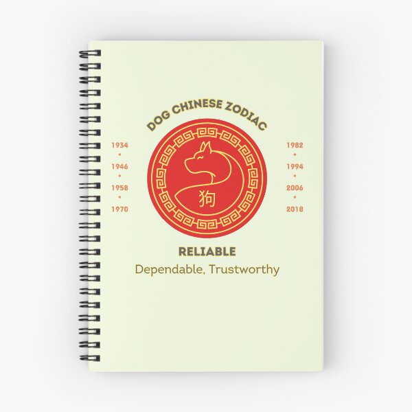Item preview, Dog Chinese Zodiac: Reliable, Dependable, Trustworthy Personality Traits designed and sold by Golden8MG.