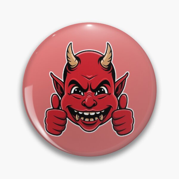 Item preview, Red devil illustration designed and sold by PrintBreeze.