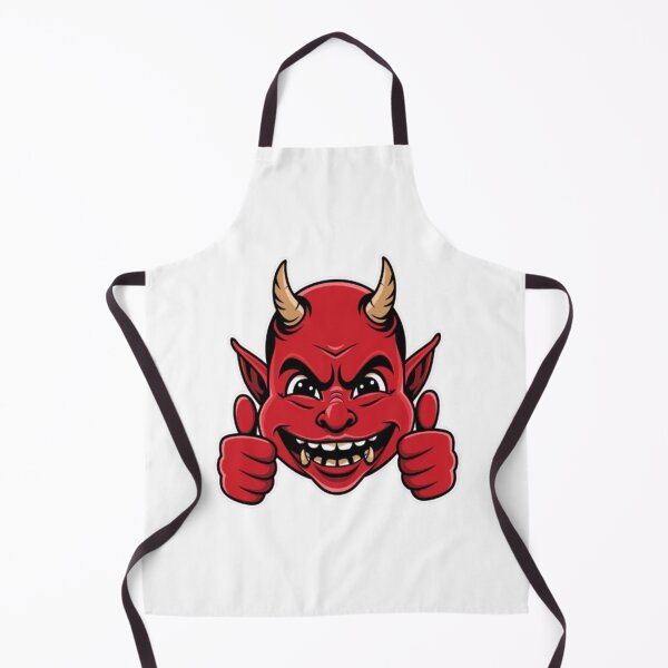 Item preview, Red devil illustration designed and sold by PrintBreeze.