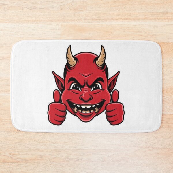 Item preview, Red devil illustration designed and sold by PrintBreeze.