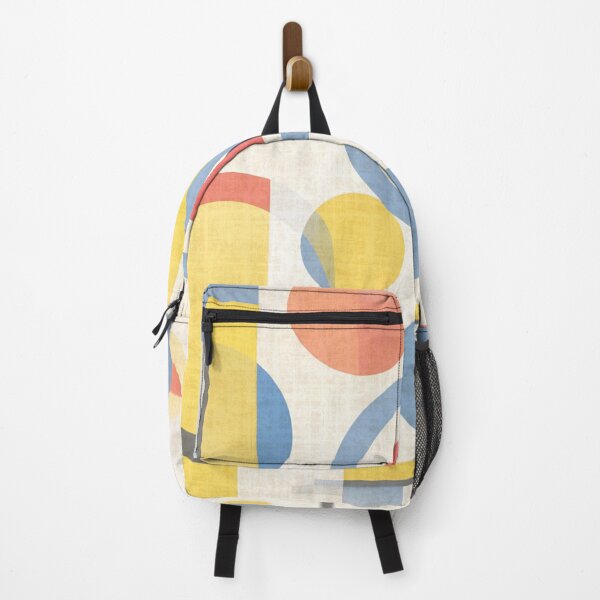Item preview, Colorful Abstract Bauhaus Pattern Design: Dynamic Shapes designed and sold by TribalioDesigns.