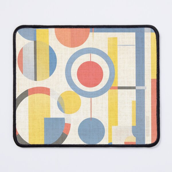Item preview, Colorful Abstract Bauhaus Pattern Design: Dynamic Shapes designed and sold by TribalioDesigns.