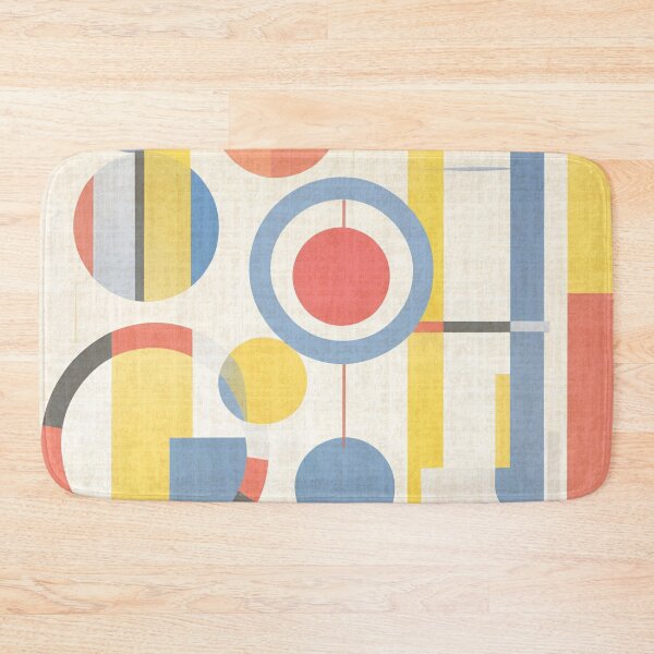 Item preview, Colorful Abstract Bauhaus Pattern Design: Dynamic Shapes designed and sold by TribalioDesigns.