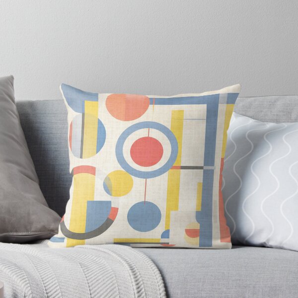 Item preview, Colorful Abstract Bauhaus Pattern Design: Dynamic Shapes designed and sold by TribalioDesigns.