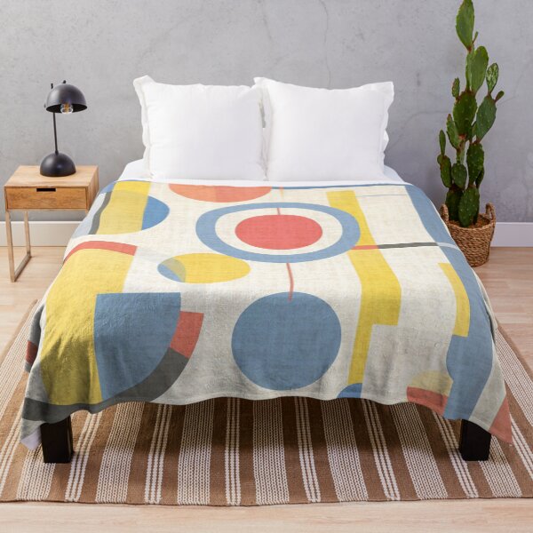 Item preview, Colorful Abstract Bauhaus Pattern Design: Dynamic Shapes designed and sold by TribalioDesigns.
