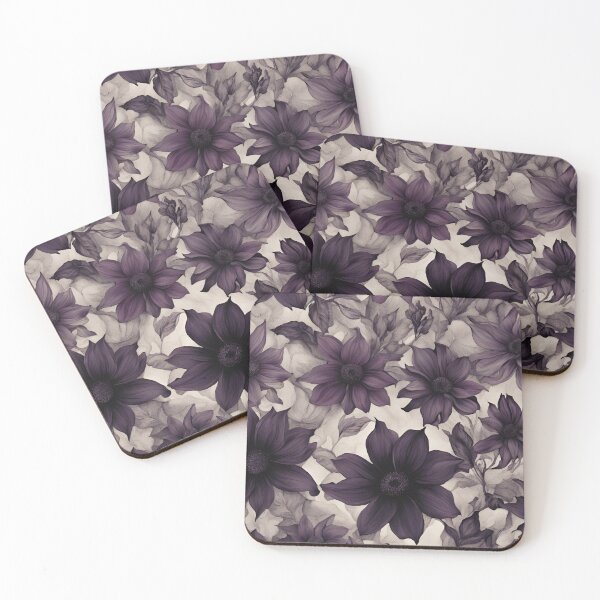 Item preview, Moody Purple  Flowers designed and sold by Urbanwraps.