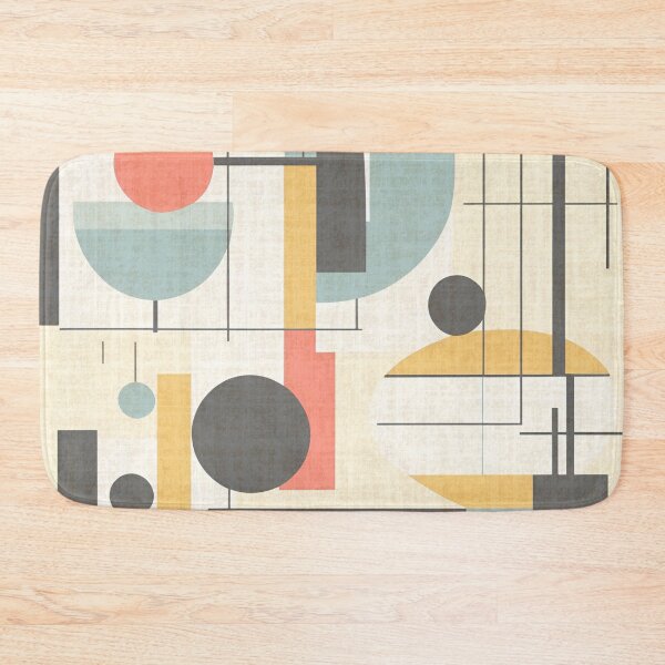 Item preview, Vibrant Colors Abstract Bauhaus Pattern Design designed and sold by TribalioDesigns.