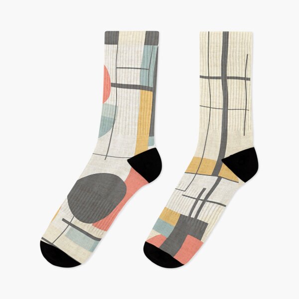 Item preview, Vibrant Colors Abstract Bauhaus Pattern Design designed and sold by TribalioDesigns.