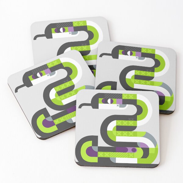 Item preview, Pixel Snake green designed and sold by tristanmillward.