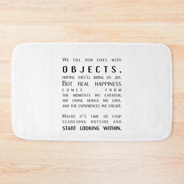 Item preview, Objects vs. Inner Joy: A Shift in Perspective, Unique designed and sold by villacreativa.