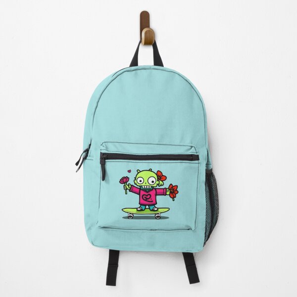 Item preview, Skateboarding Zombie with Flowers - Fun and Cute Zombie Skateboard Design designed and sold by Prime-Studio.