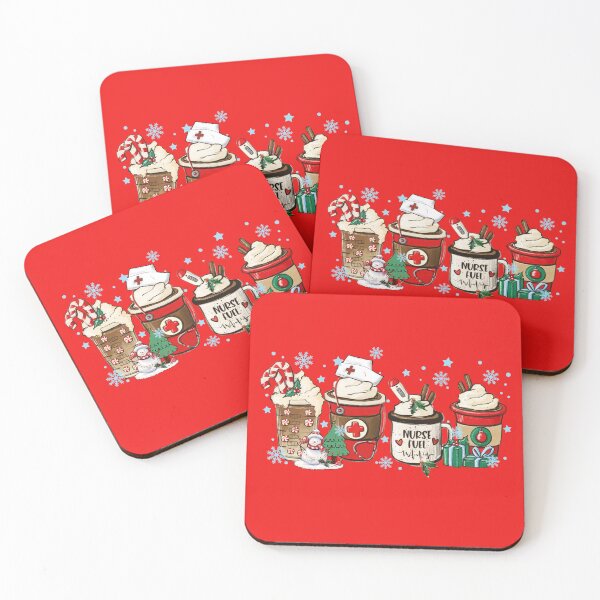 Item preview, Christmas Coffee Nurse designed and sold by vintagearttee.