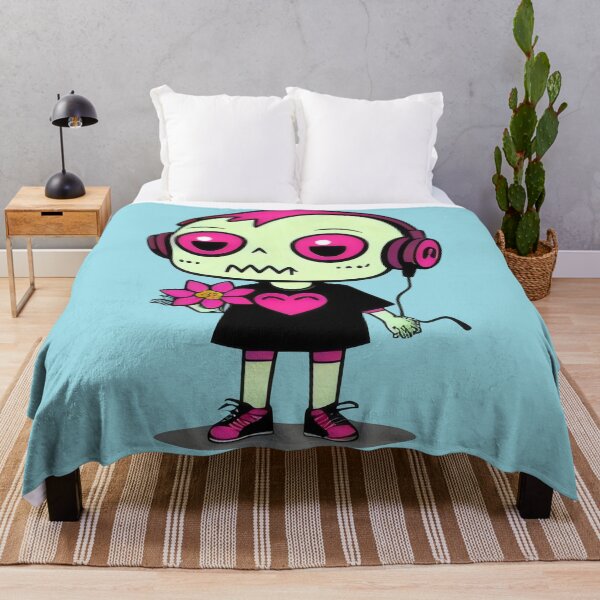 Item preview, Cute Zombie with Headphones and Flower - Kawaii Music-Loving Undead Design designed and sold by Prime-Studio.