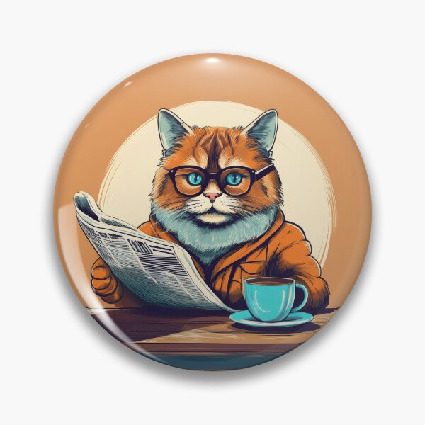 Item preview, Morning Coffee Cat - Relaxing and Funny Design" designed and sold by allenservan.