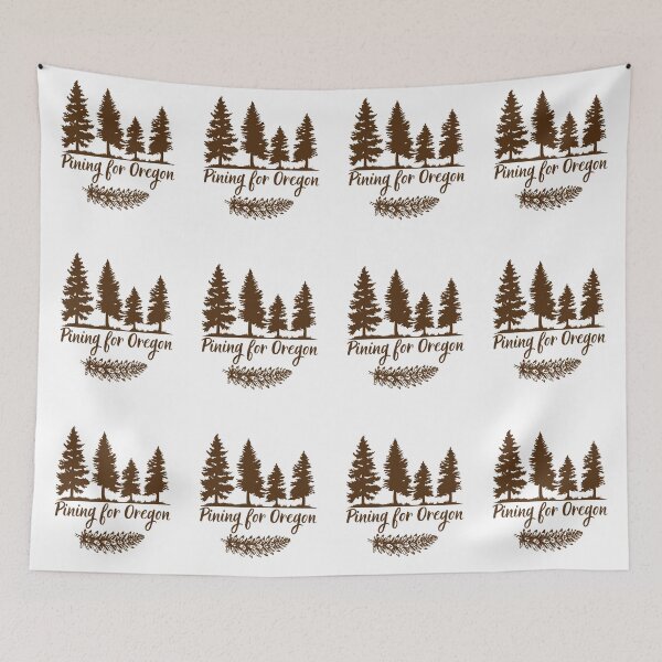 Item preview, Oregon Pine Trees Pining for Oregon  designed and sold by ToxiCool.