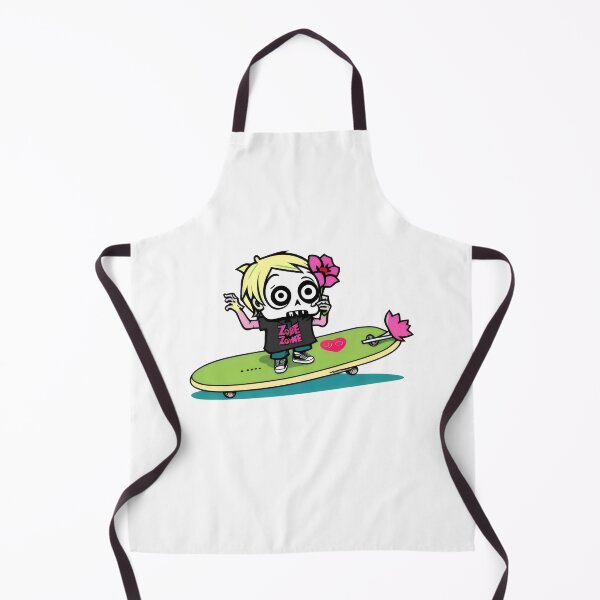 Item preview, Zombie Girl on Skateboard with Flower - Fun and Kawaii Skater Undead Design designed and sold by Prime-Studio.