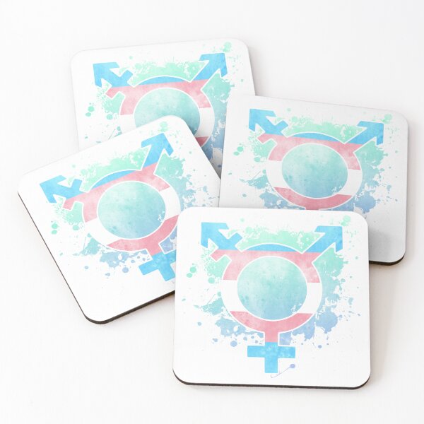 Item preview, Trans flag -  Trans symbol - LGBTQ designed and sold by zachholmbergart.