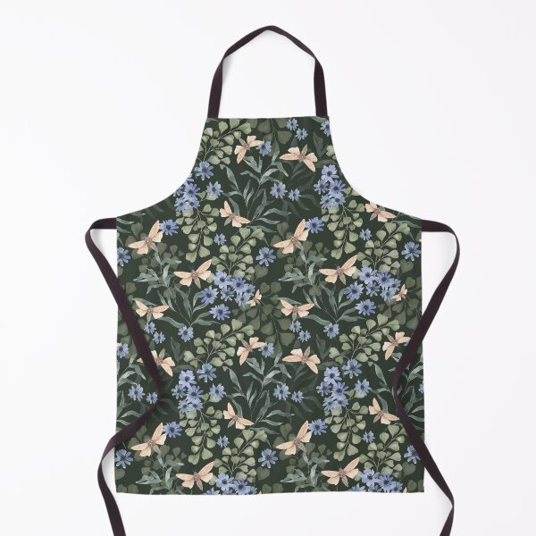 Item preview, Moths in the meadow watercolor pattern designed and sold by LindaSitniece.