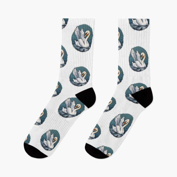 Item preview, White Swan Swimming In A Lake designed and sold by Bunmigraphics .